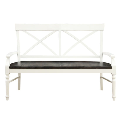 Mountina - Bench - Brown / White