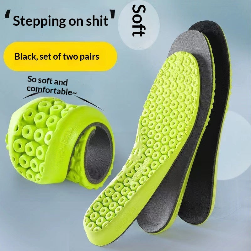Shock-absorbing Athletic Insoles