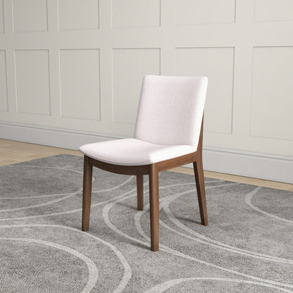 Laura - Mid-Century Modern Solid Wood Dining Chair (Set of 2)