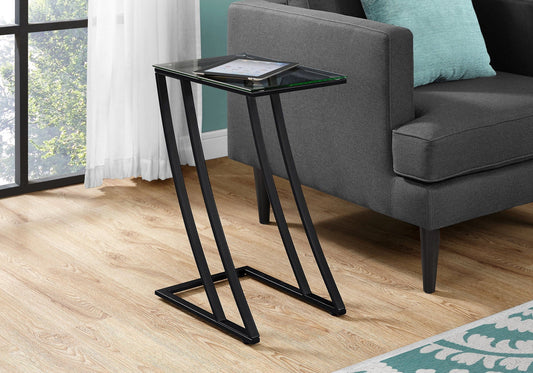 Accent Table C-Shaped with Sturdy Construction