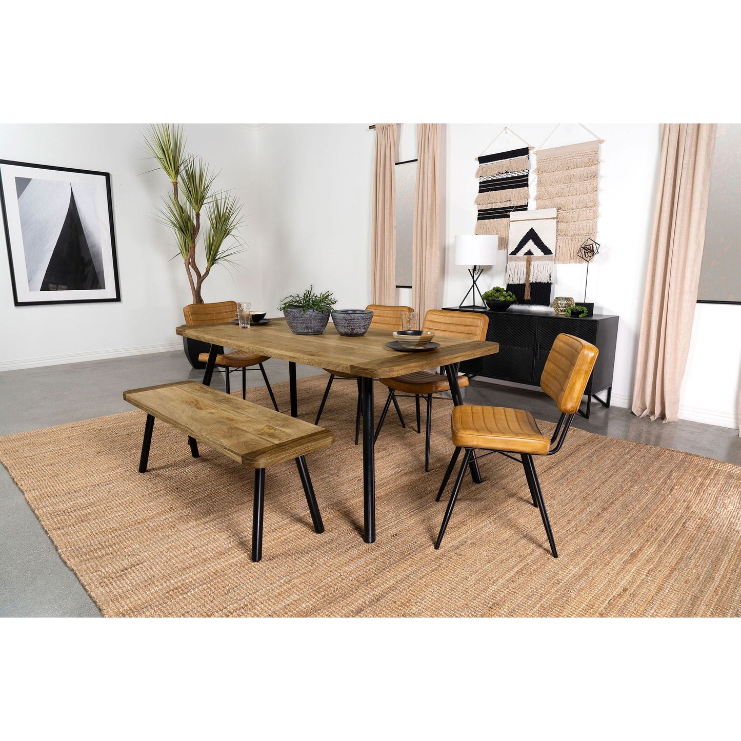 Governess - Rectangular Dining Table - Natural