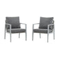 Modern Lounge Chair With Rope Accents And Cushions