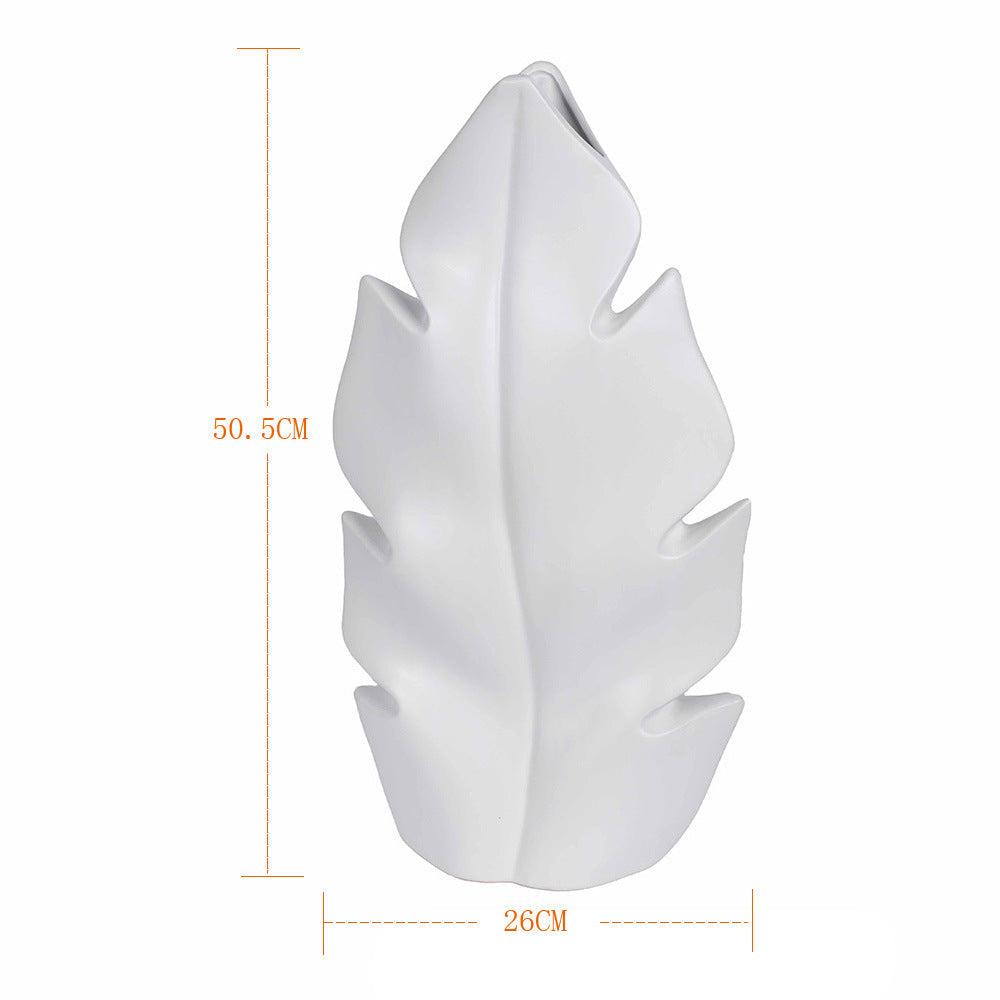 Model Room Exhibition Hall Entrance Matte Ceramic Art Vase
