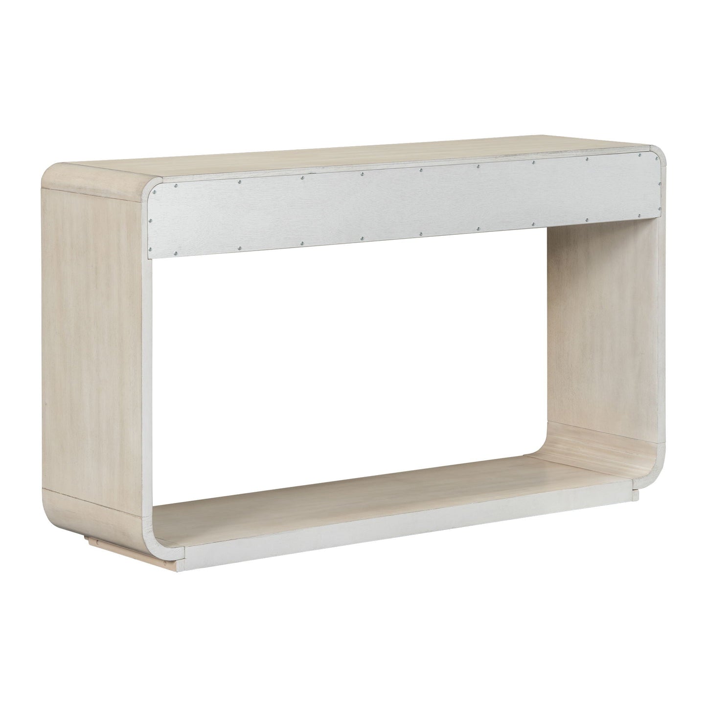 Console Table With 3 Drawers And Display Shelf