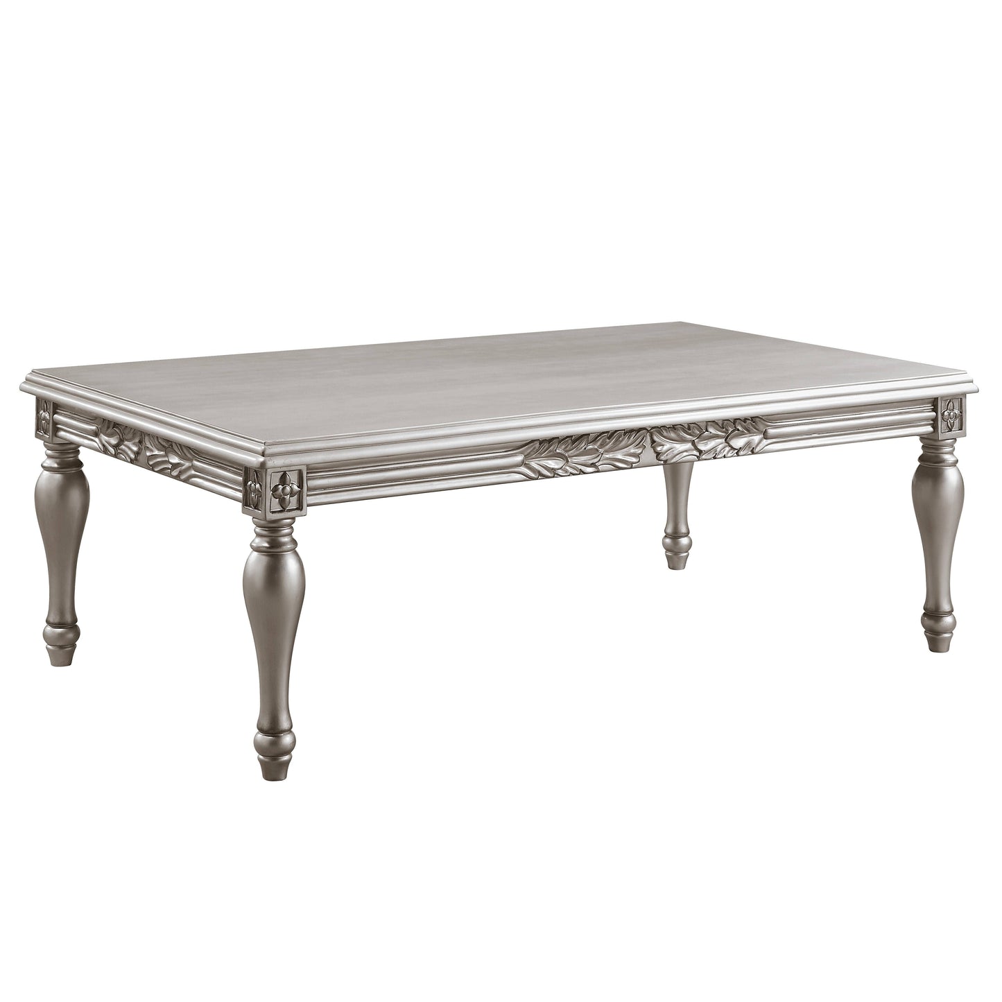 Pelumi Platinum Finish Coffee Table