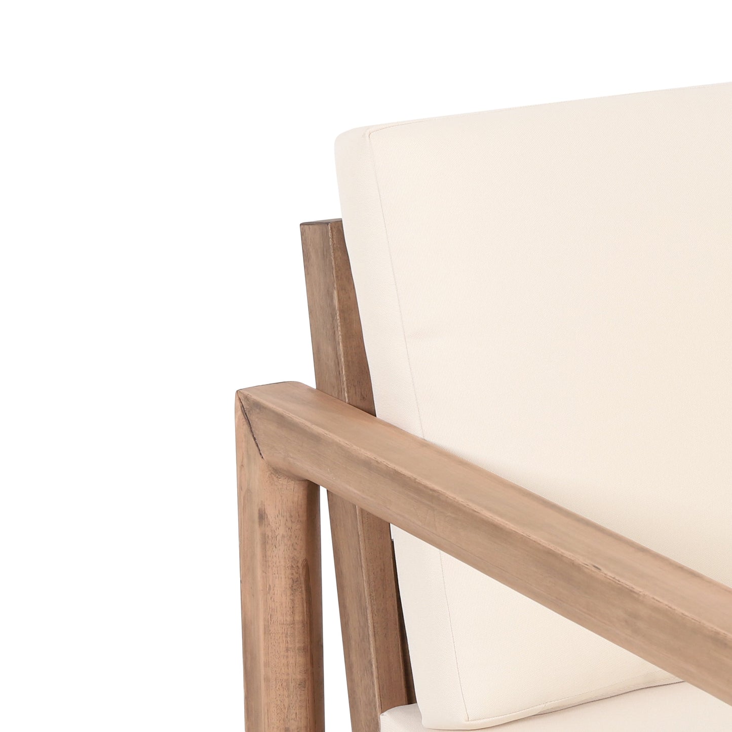 4-Pieces Acacia Wood Patio Furniture Set
