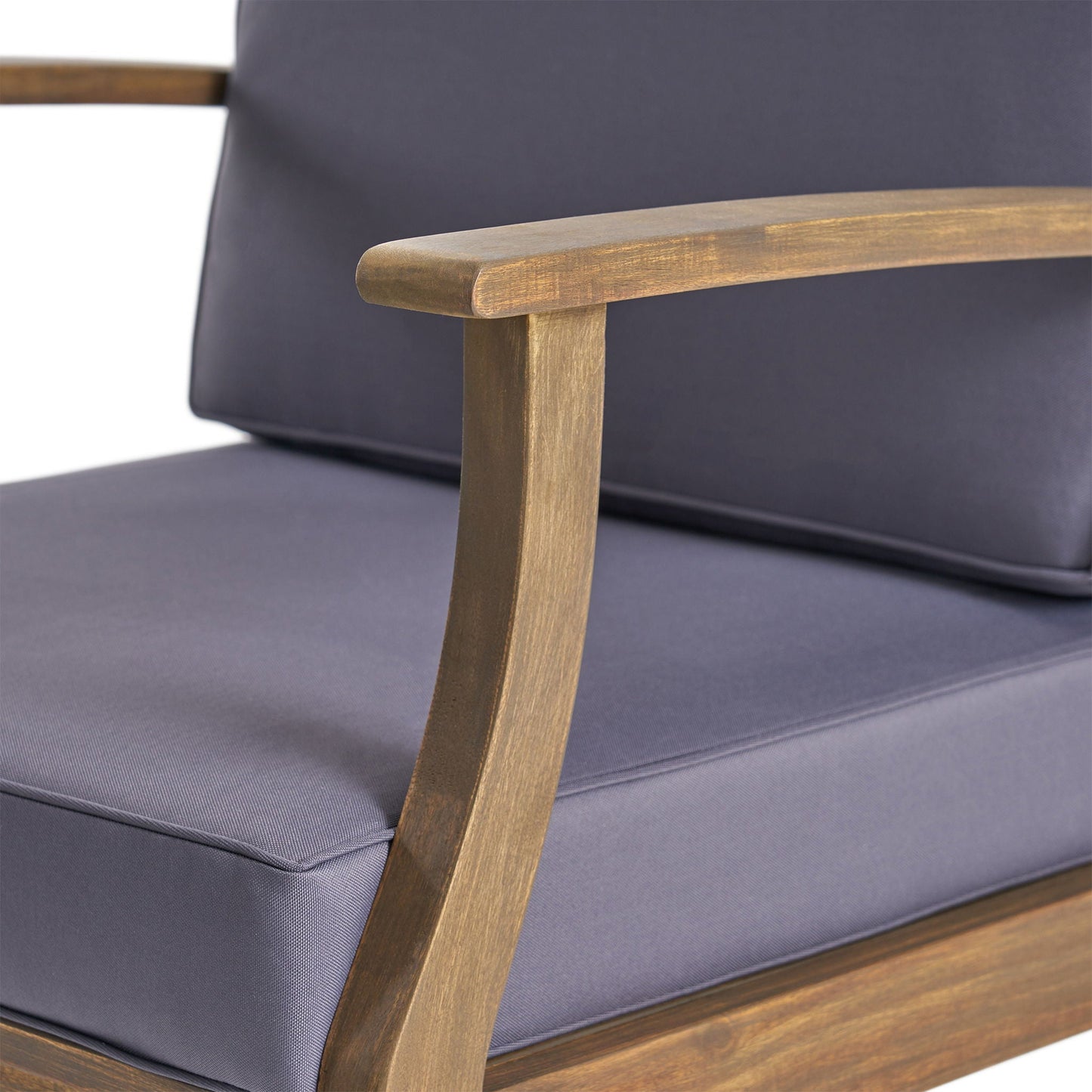 Perla Contemporary Club Chair with Water Resistant Cushion