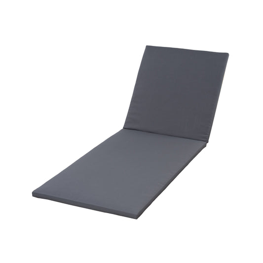 2" Thick Chaise Lounge Cushion in Dark Grey