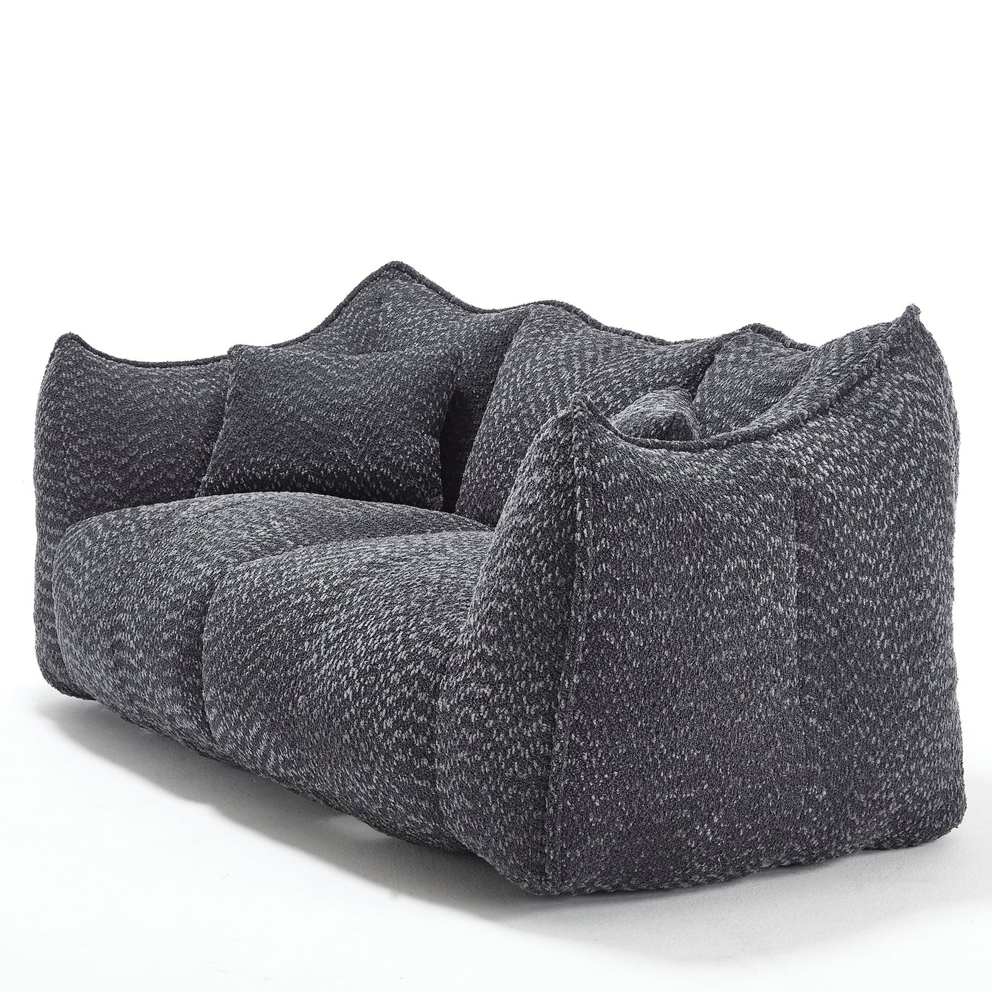 Comfortable Dual Beanbag Chair With High Resilience Foam Core For 2 People