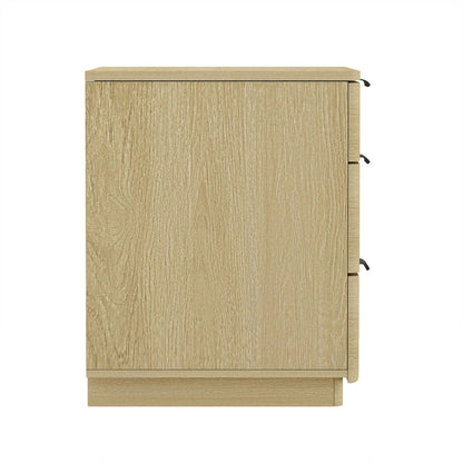 Payton - Nightstand & 3 Drawers - Oak