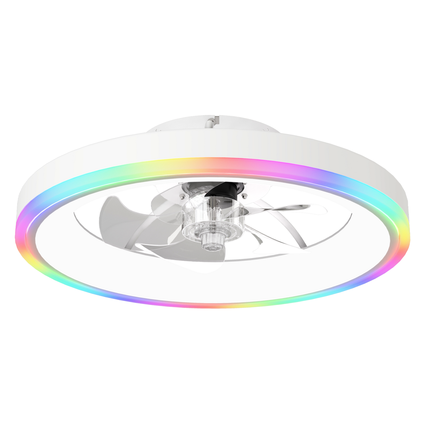 19.7" Modern RGB Ceiling Fan with Lights