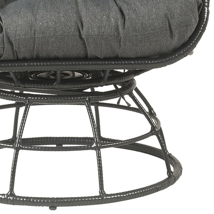 Hikre Clear Glass Patio Furniture Set