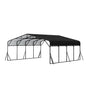Heavy Duty Carport, All Weather Shelter - Black