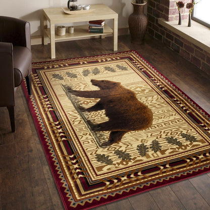 Nature's Nest - GC_CBL3007 Lodge Area Rug
