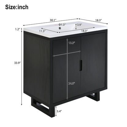 30" Bathroom Vanity Set with Sink