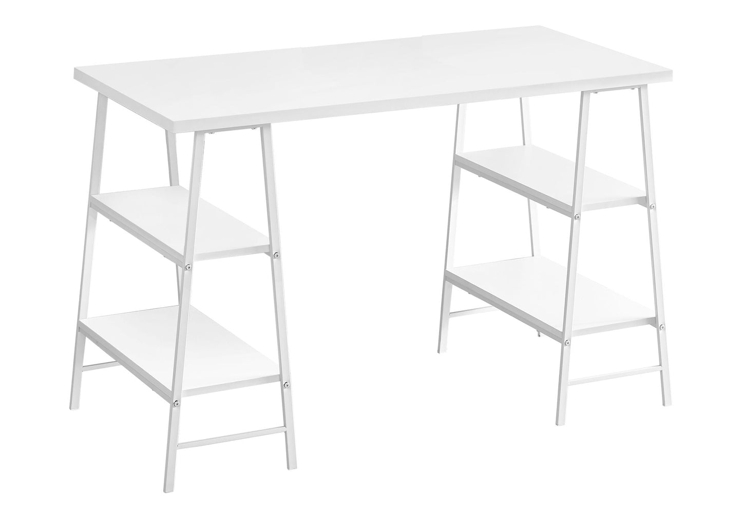 Computer Desk for Home Office with Storage Shelves