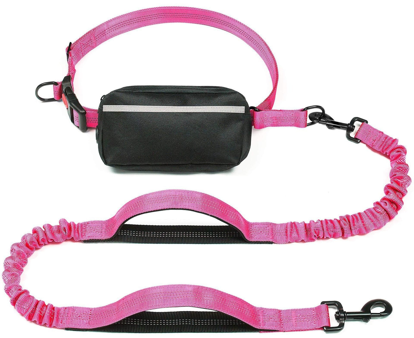 2025 Cross-Border Hot-Selling Multifunctional Dog Leash Waist Bag Pet Set For Walking And Running, Nylon Reflective Traction Rope