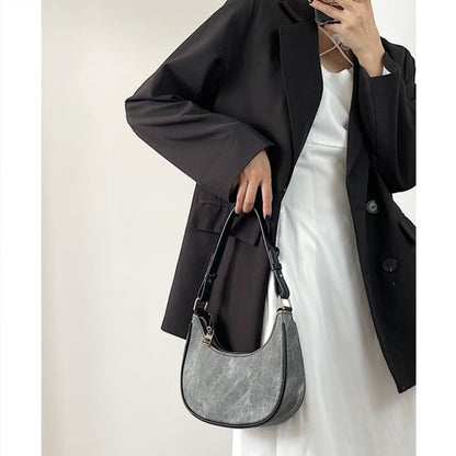 small shoulder bag, bag women's summer commuter retro shoulder bag, shoulder crossbody handbag