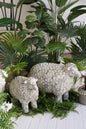 18x9.5x14" Magnesium Sheep Figurine with Weathered Finish