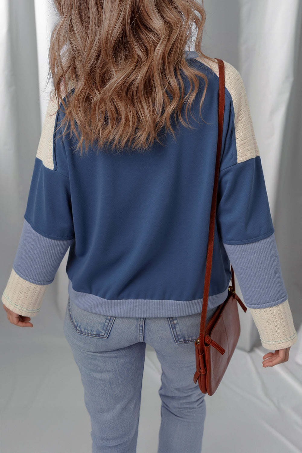 Natalie Knitted Star Patchwork Oversize Top