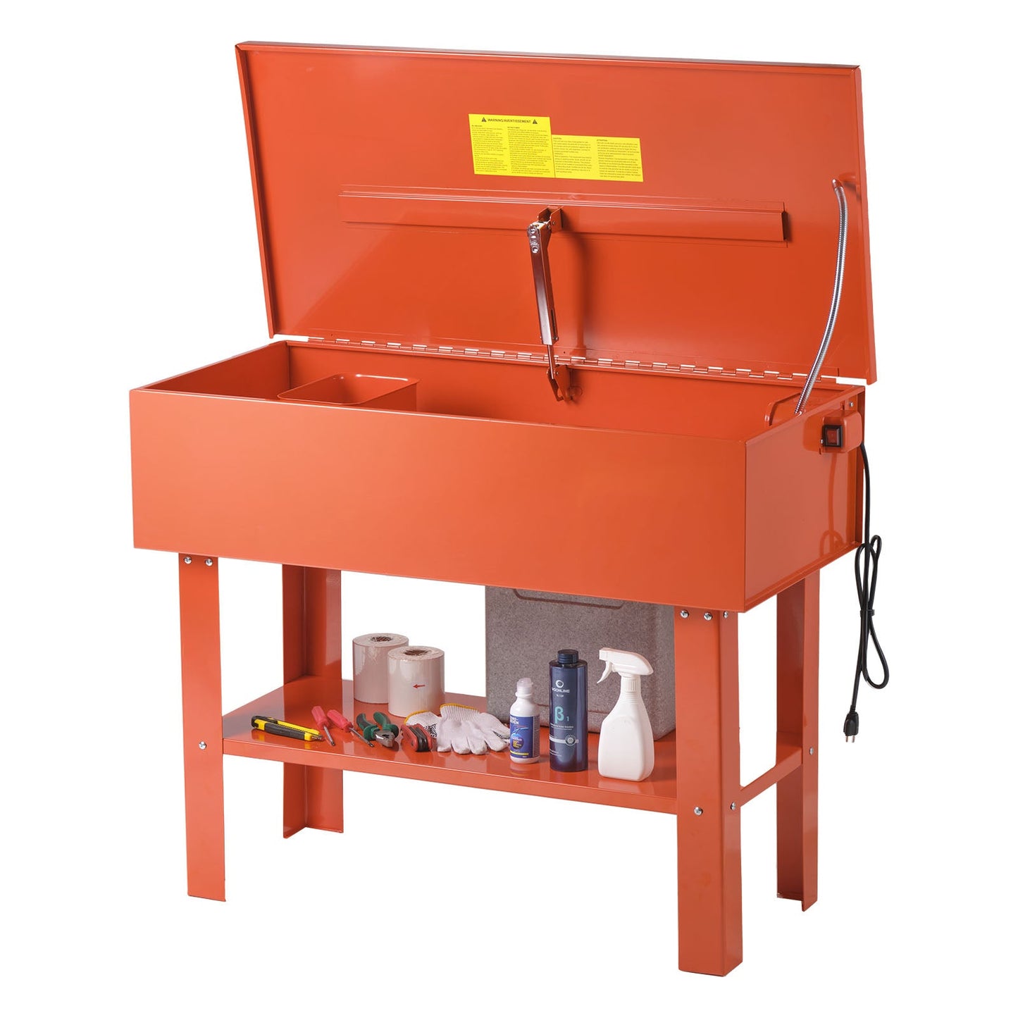 Parts Washer 40-Gallon with Electric Pump for Automotive Cleaning