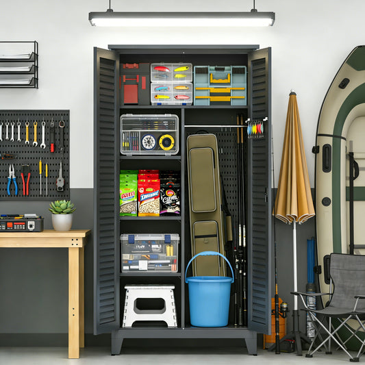 73'' Tall Metal Tool Storage Cabinet
