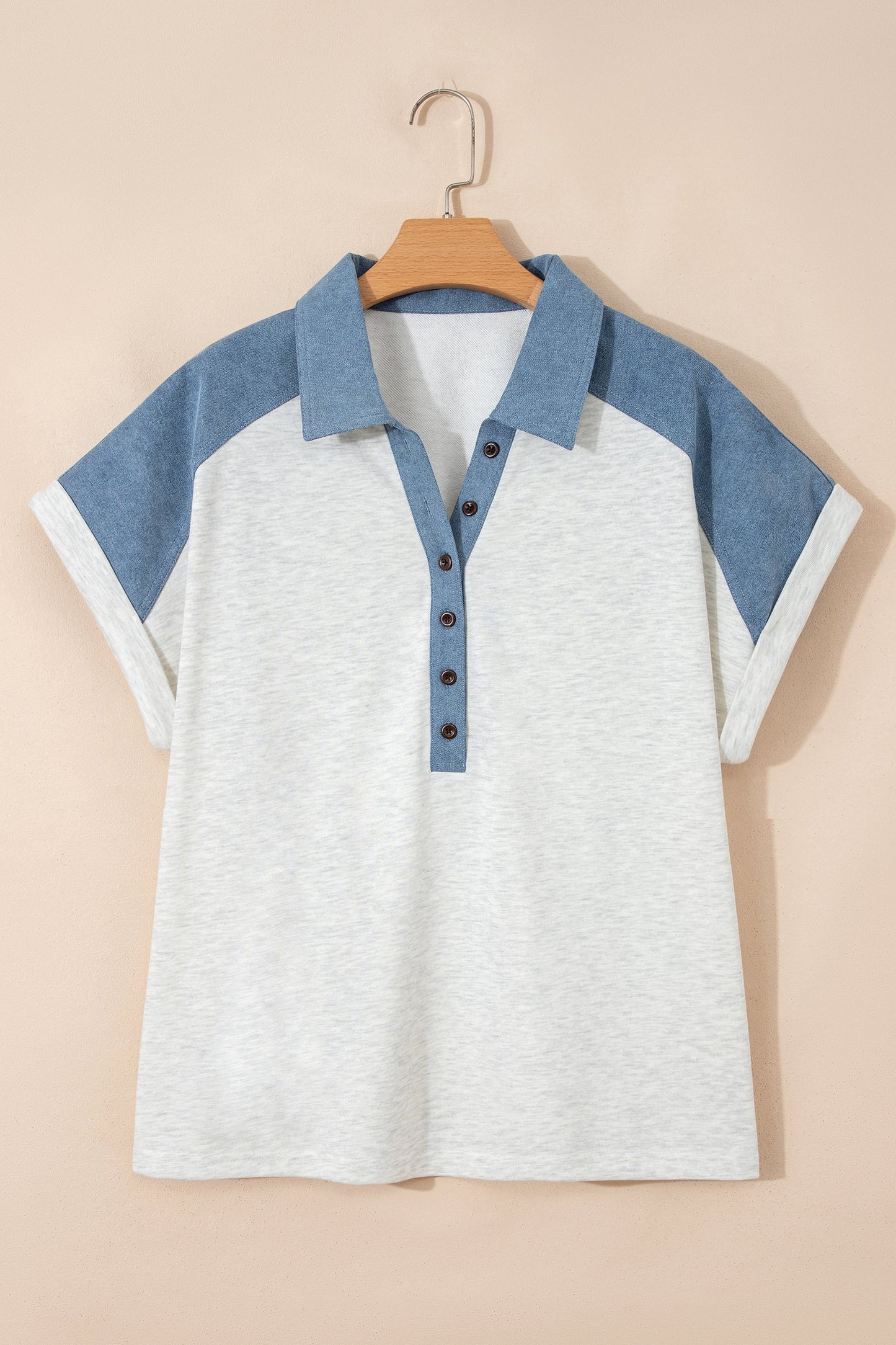 Maddie Cuffed Sleeve Polo PLUS Tee