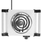 1000W Electric Single Burner Portable Coil Heating Hot Plate Stove Countertop RV Hotplate with 5 Temperature Adjustments Portable Handles