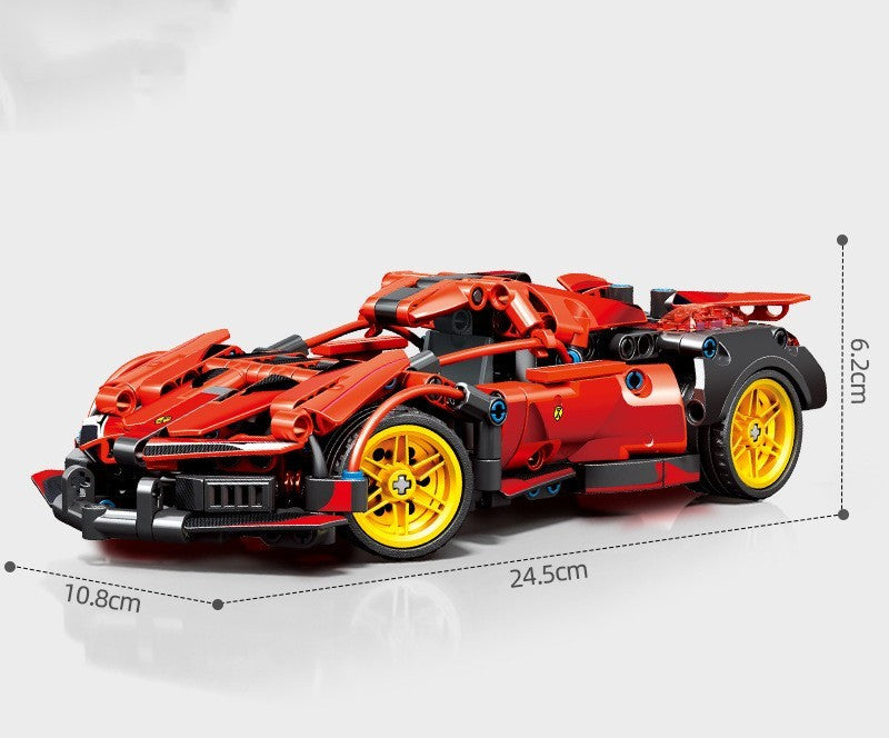 High Difficulty Racing Roadster Compatible With  Power Mechanical Building Blocks