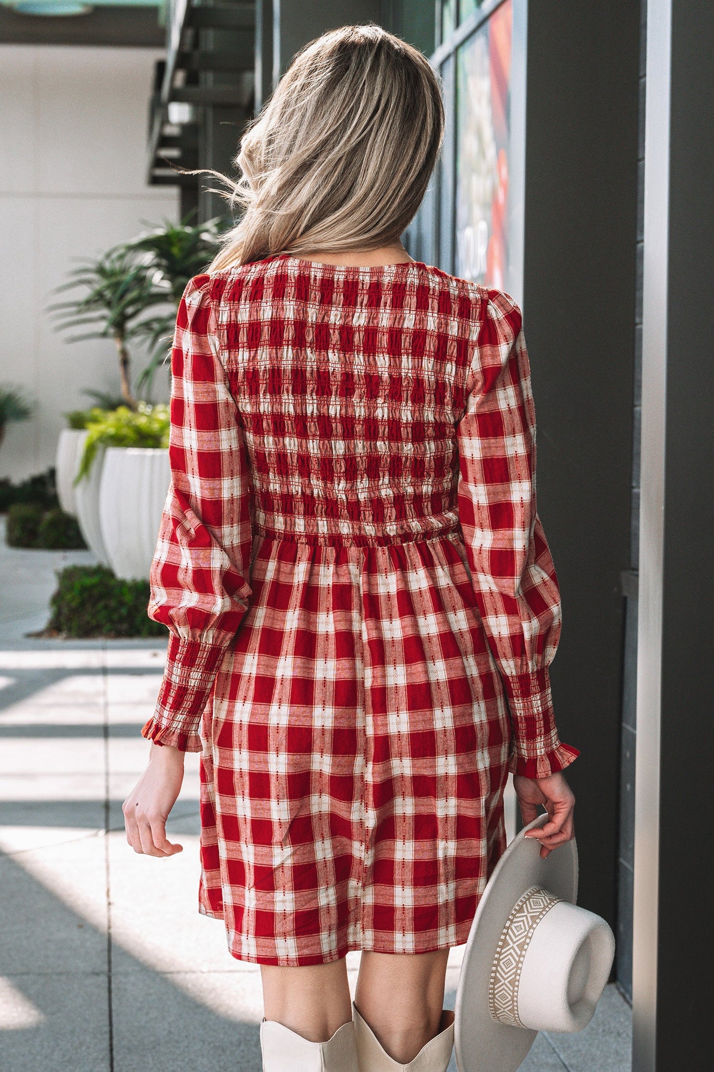 Amelia Puff Sleeve Mini Dress