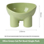 Pet Bowl Cute Cat Basin Double Bowl Neck Protection High Leg Anti-tumble