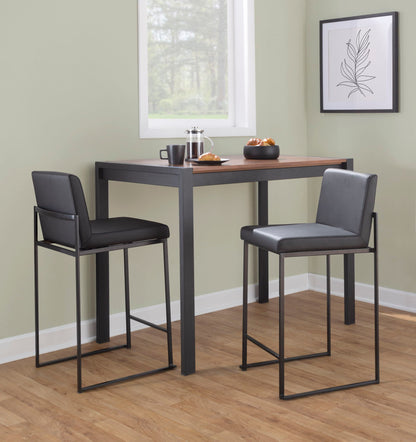 Fuji - Contemporary High Back Barstool Elegant Design