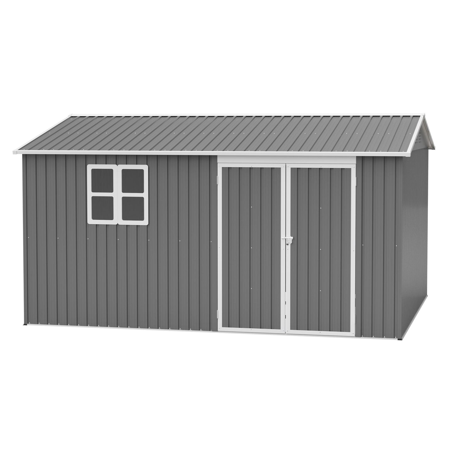 12x10 Ft Outdoor Metal Storage Shed