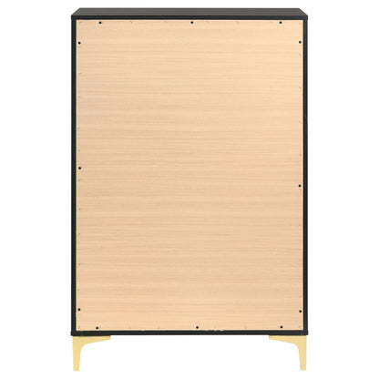 Kendall 5-drawer Bedroom Chest Black