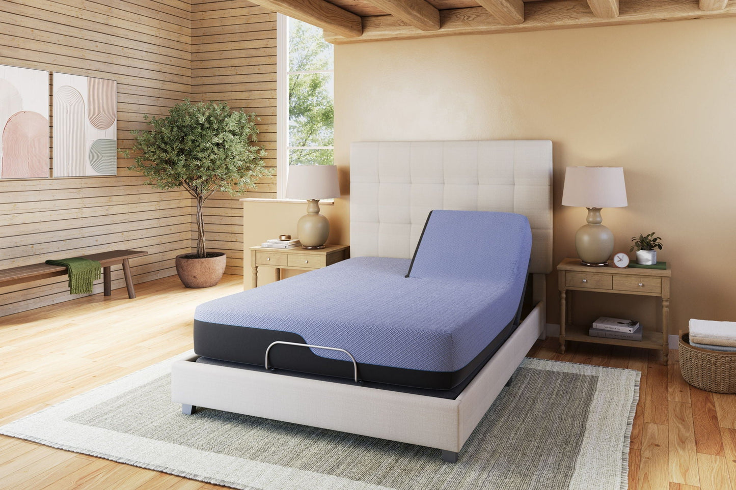 Refresh - 12" Flex Head Hybrid Cooling Gelcare Memory Foam And Coil Mattress