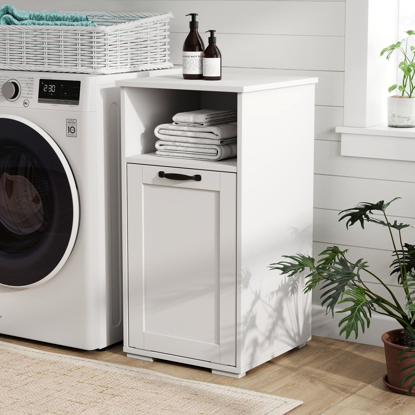 Laundry Cabinet with 1 Removable Liner Bag