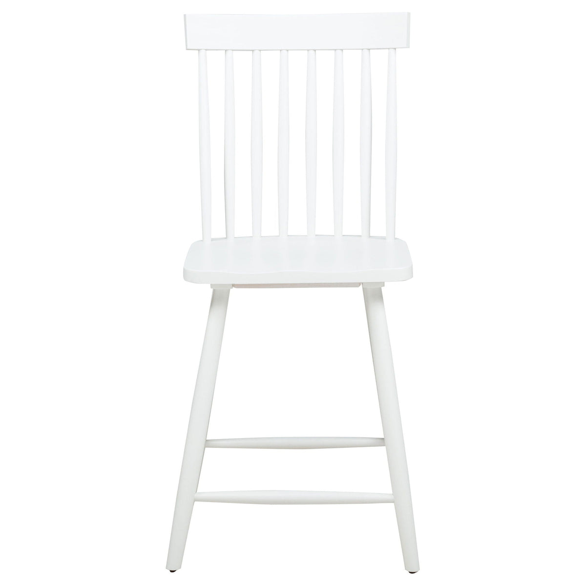 Andrews 5-piece Round Counter Dining Set Light Ash and White