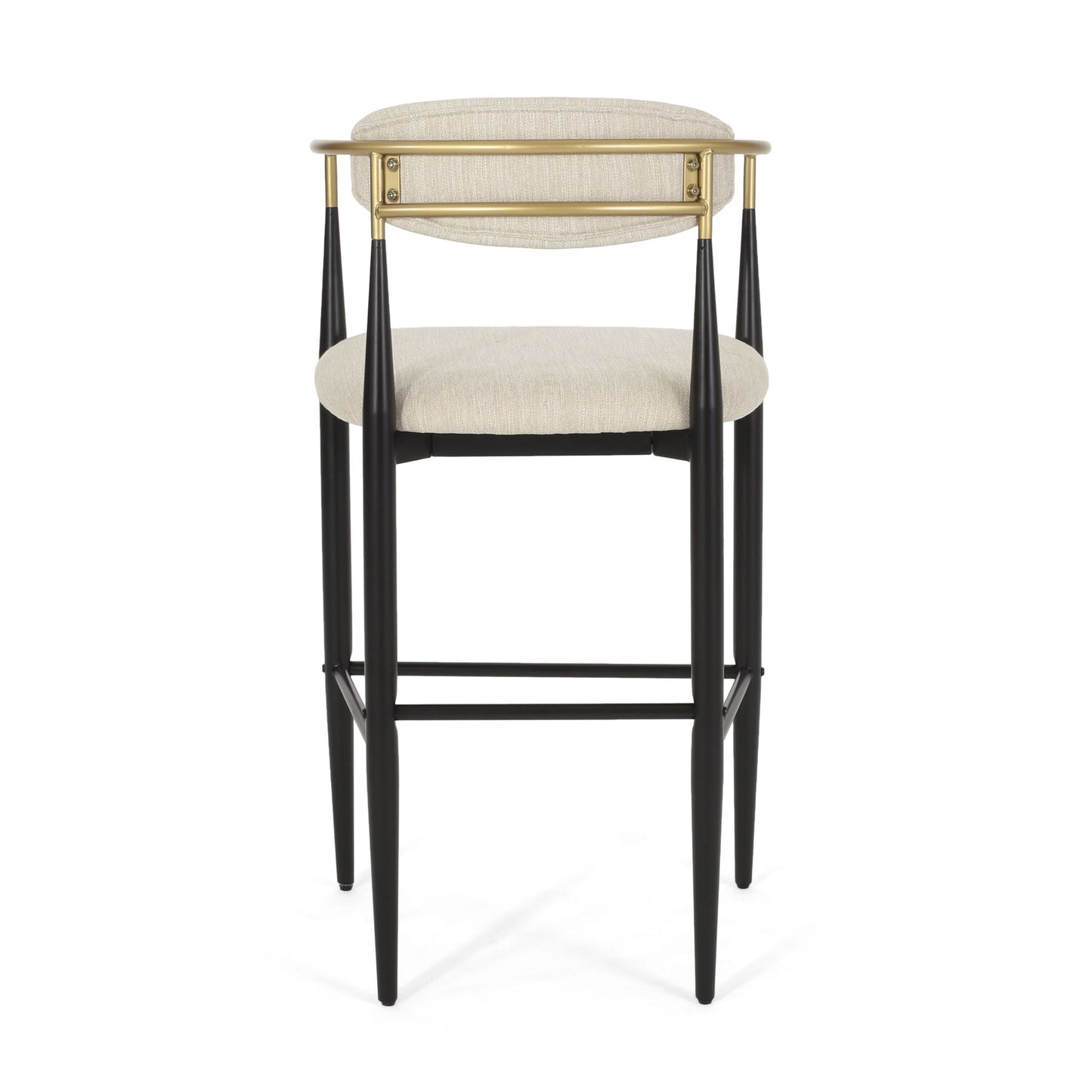 Upholstered Bar Stools With Backs For Kitchen Island (Set of 2)