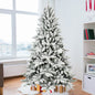 7ft Flocked Christmas Tree with 1514 Tips