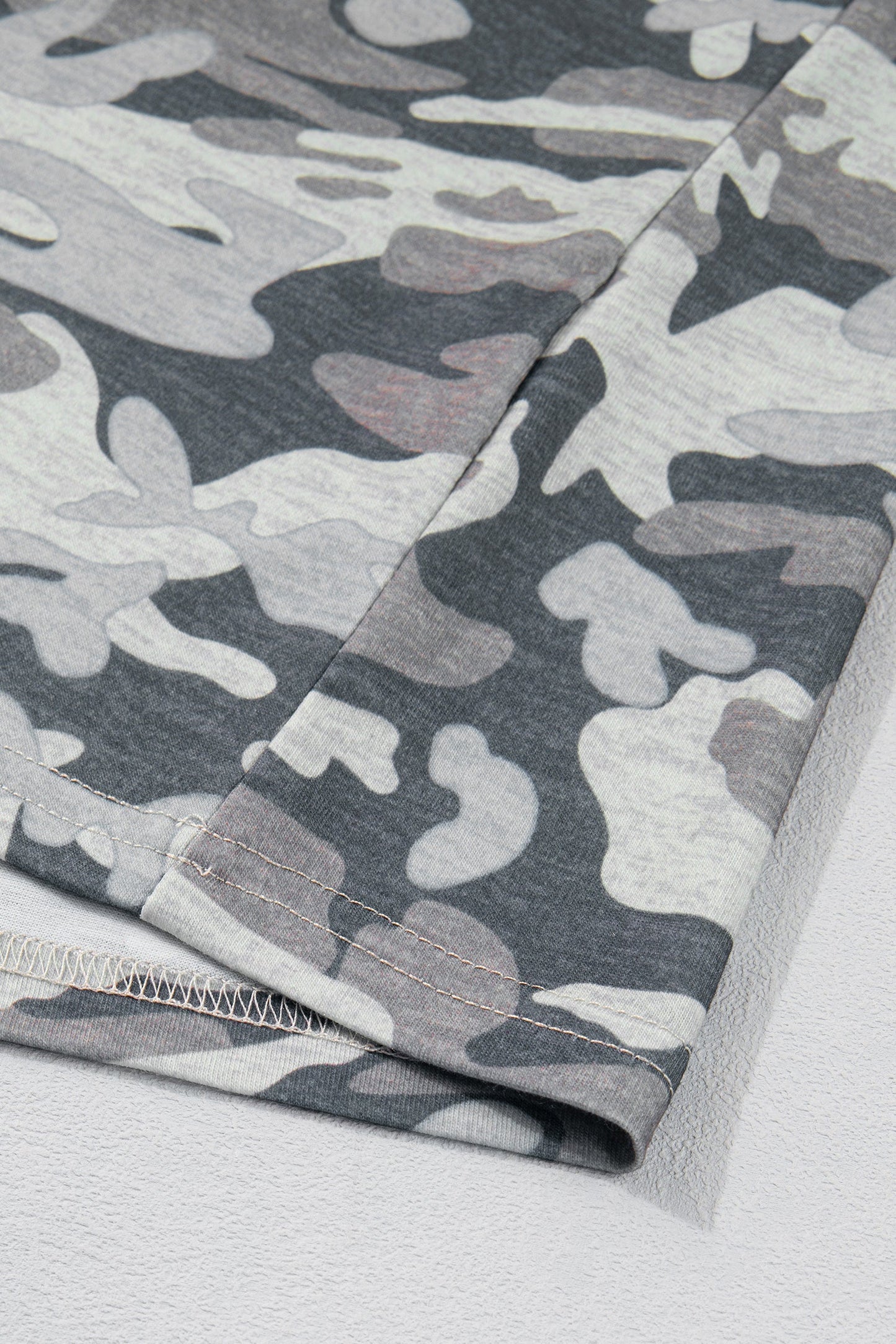 Nala Print Raw Edge Tee
