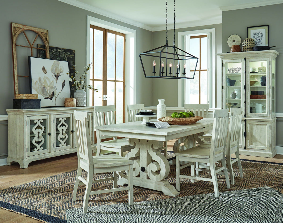 Bronwyn - Rectangular Dining Table - Alabaster