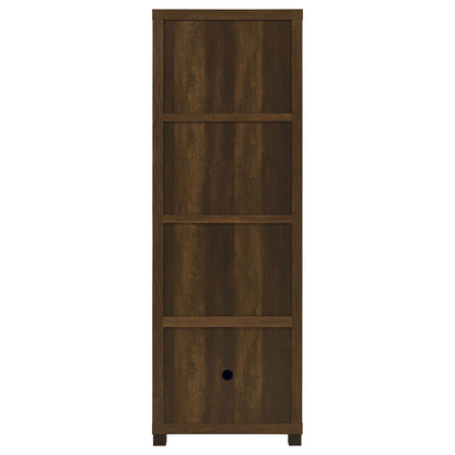 Sachin 3-shelf Engineered Wood Media Tower Dark Pine