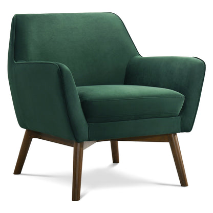 Panom Forest Velvet Accent Chair