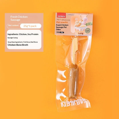 New Pet Treats Dried Meat Skewers Oden Sticks