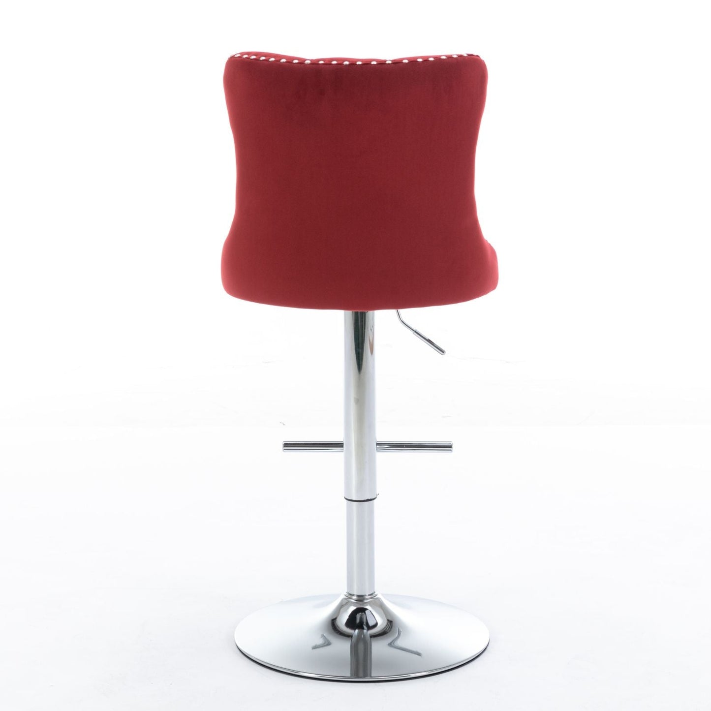 Swivel Adjustable Height Barstools Set of 2