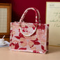 Relief-printed Souvenir Canvas Gift Bag
