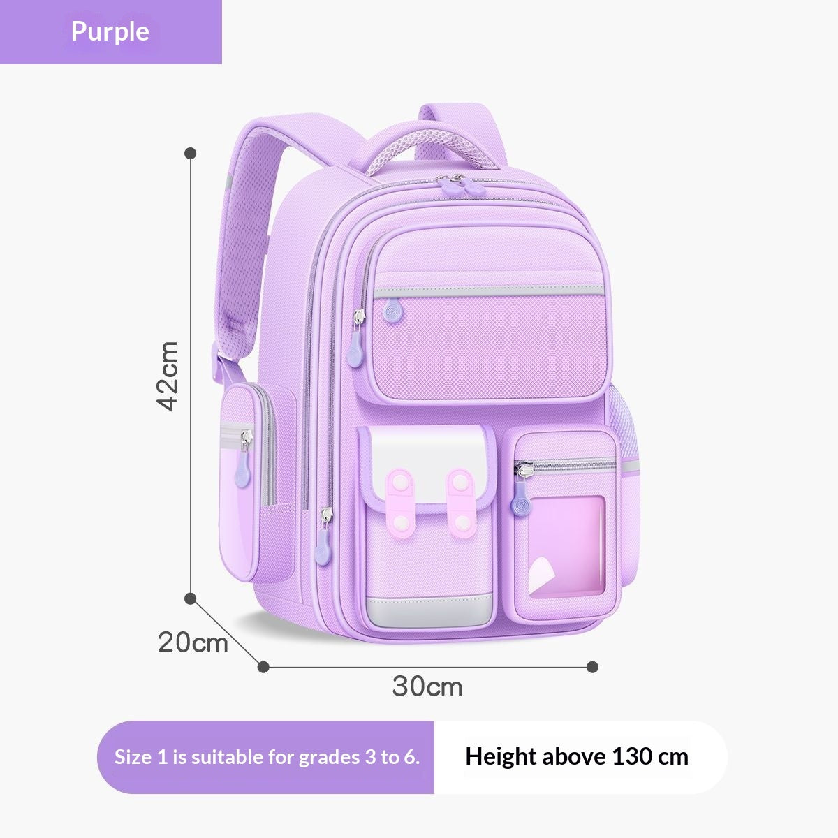 Elementary School Spine-Protecting Backpack