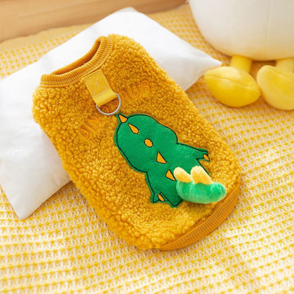 Pet Clothes Winter Warm Fleece-lined Thick Vest Sweater