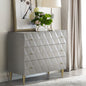 Anson Console Cabinet - Silver / Champagne