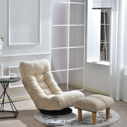 Adjustable Japanese Reclining Floor Chair Sofa With Metal Frame For Living Room